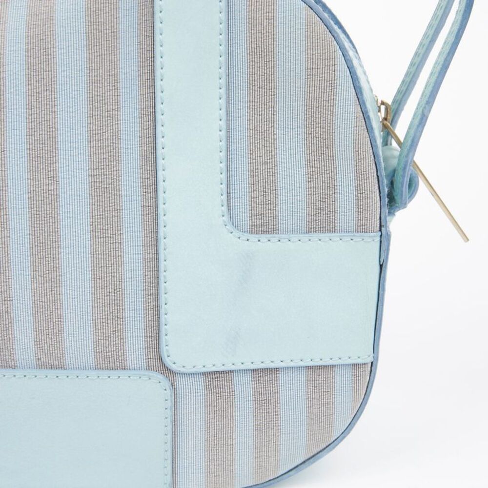 Striped Pattern Round Shoulder Bag - image 5